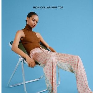 NWT Zara Sleeveless Turtleneck